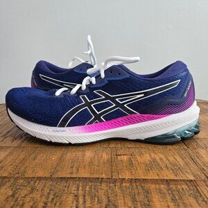 ASICS GT-1000 Women’s Running Shoes Blue/Pink Size 10 – Gym Use Only